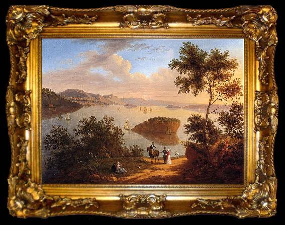 framed  Victor DeGrailly Passamaquoddy Bay, Maine, ta009-2